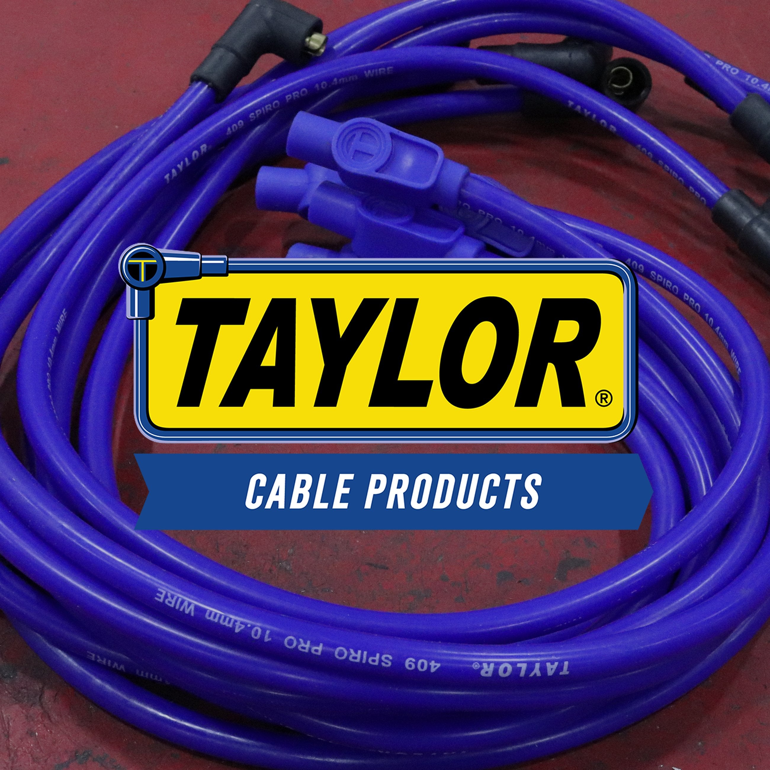 Taylor Cable 70251 V8 Pro Spark Plug Wires, Cut-to-fit, 8mm, Red
