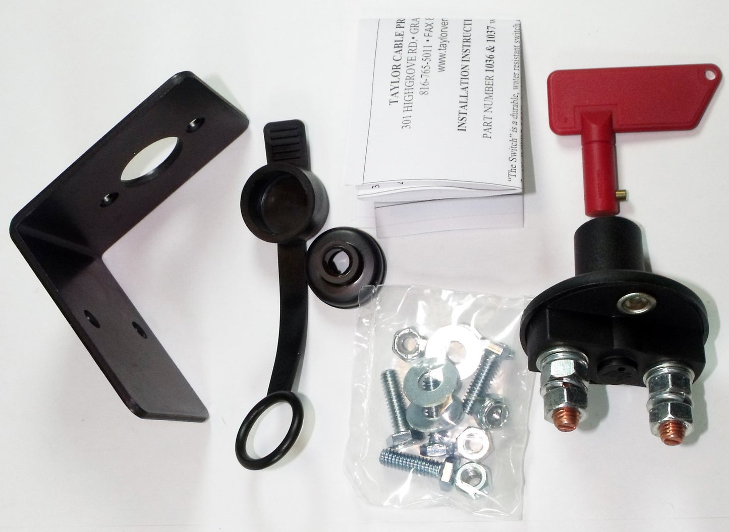 Taylor Cable 1037 "The Switch" battery disc. w/bracket