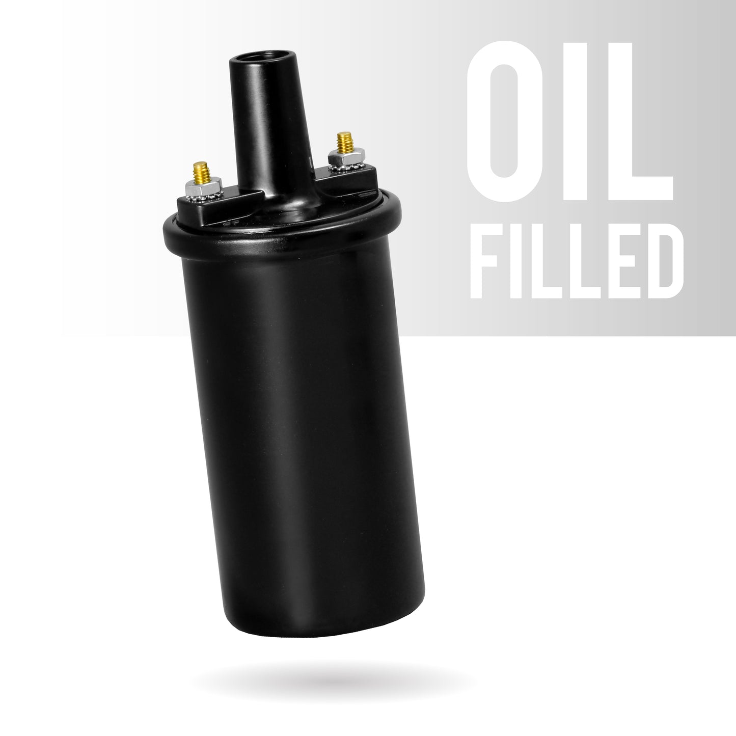 PerTronix 28010 Ignitor Oil Filled 28,000 Volt Industrial Ignition Coil with with 3.0 Ohms Resistance in Black