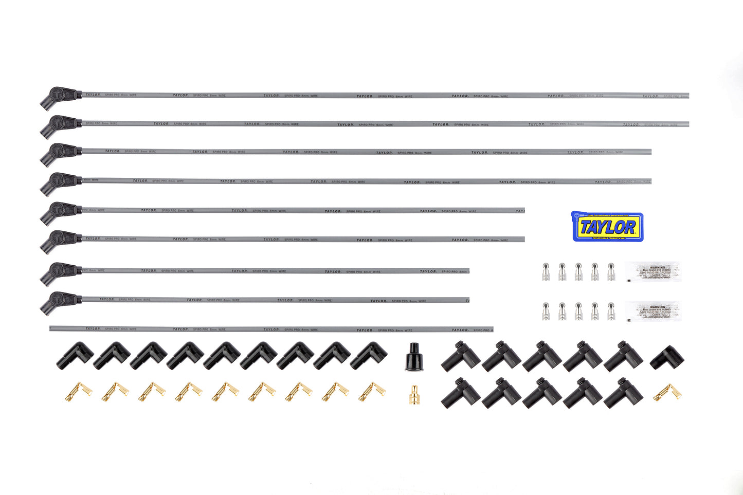 Universal 8mm Spiro-Pro Spark Plug Wire Set (Available in 9 Colors)