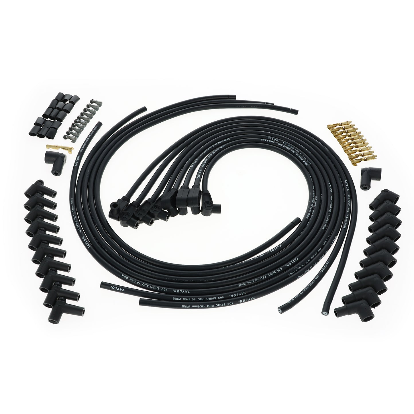 Universal 10.4mm 409 Series Spark Plug Wire Set (Available in 3 Colors)