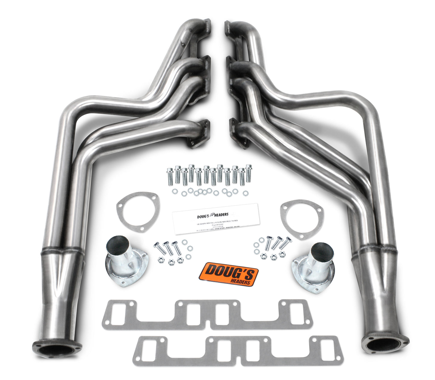 1968-72 Buick 400/455 V8 1 7/8" 304 Stainless Steel Long Tube Header