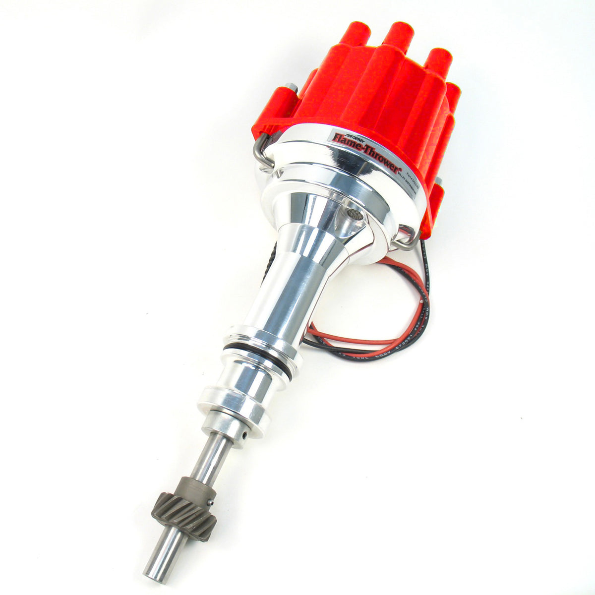 Pertronix D230801 フレイムスロー プラグアンドプレイ レッドキャップ マリンビレット 電子ディストリビュータ Ignitor IIテクノロジー レッドキャップ付き フ Pertronix D230801 フレイムスロー プラグアンドプレイ レッドキャップ