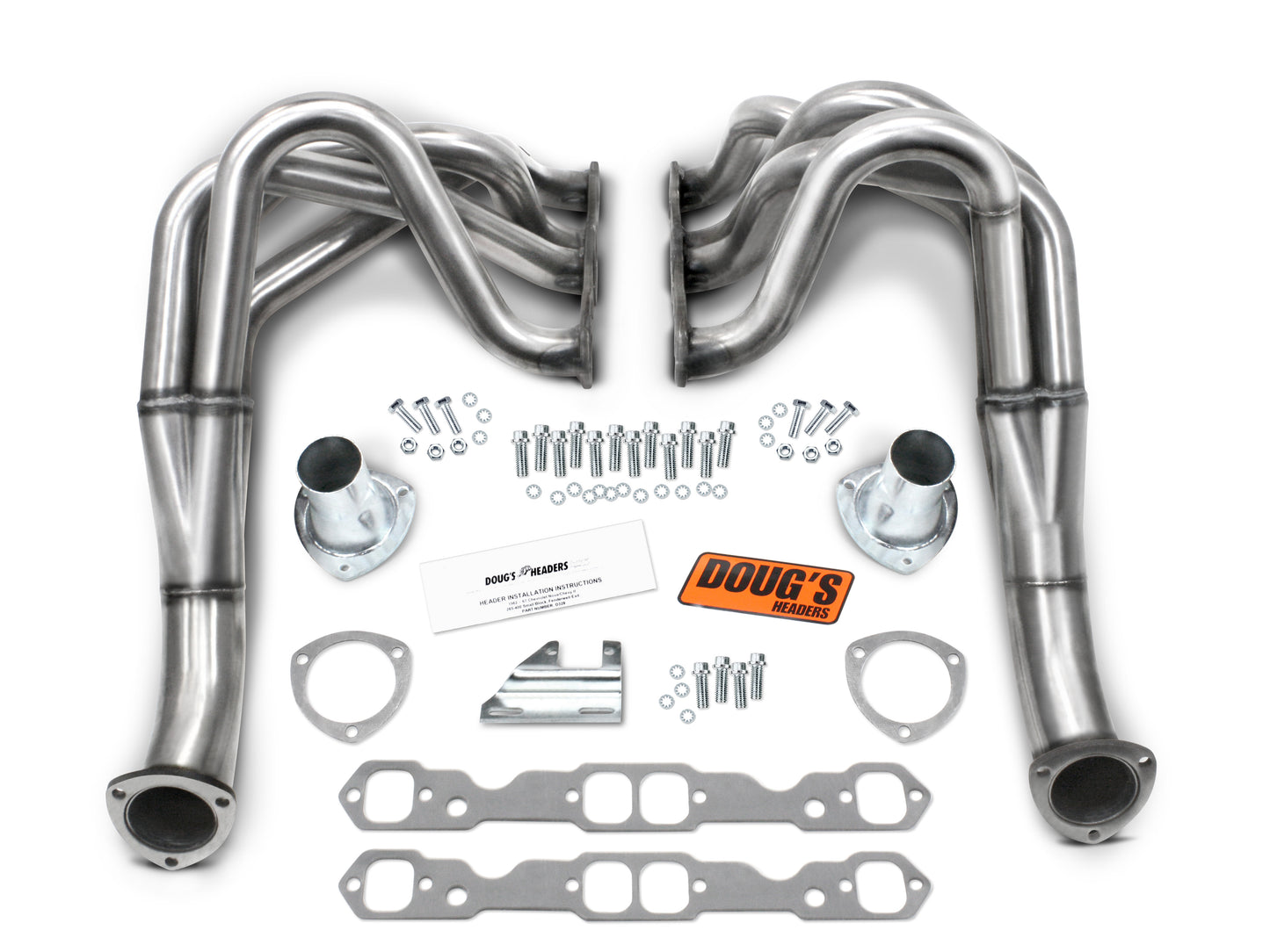 1962-67 Chevy Nova Small Block Chevy 1 3/4" 304 Stainless Steel Fenderwell Header