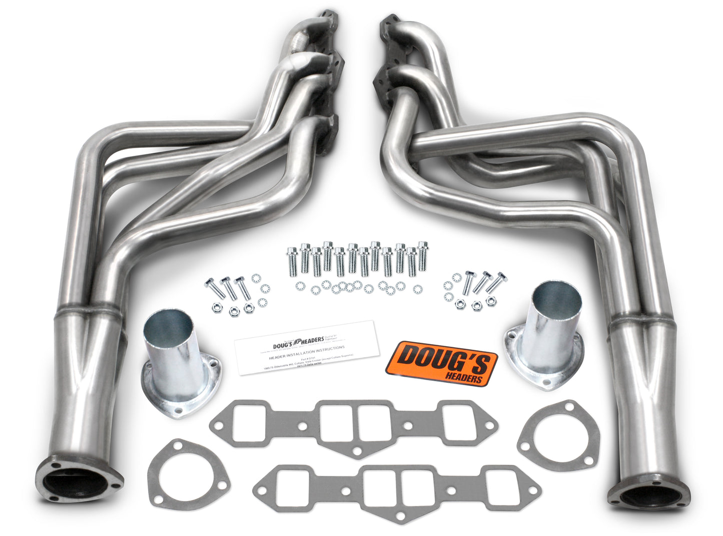 1965-74 Oldsmobile 400-455 1 3/4" 304 Stainless Steel Long Tube Header