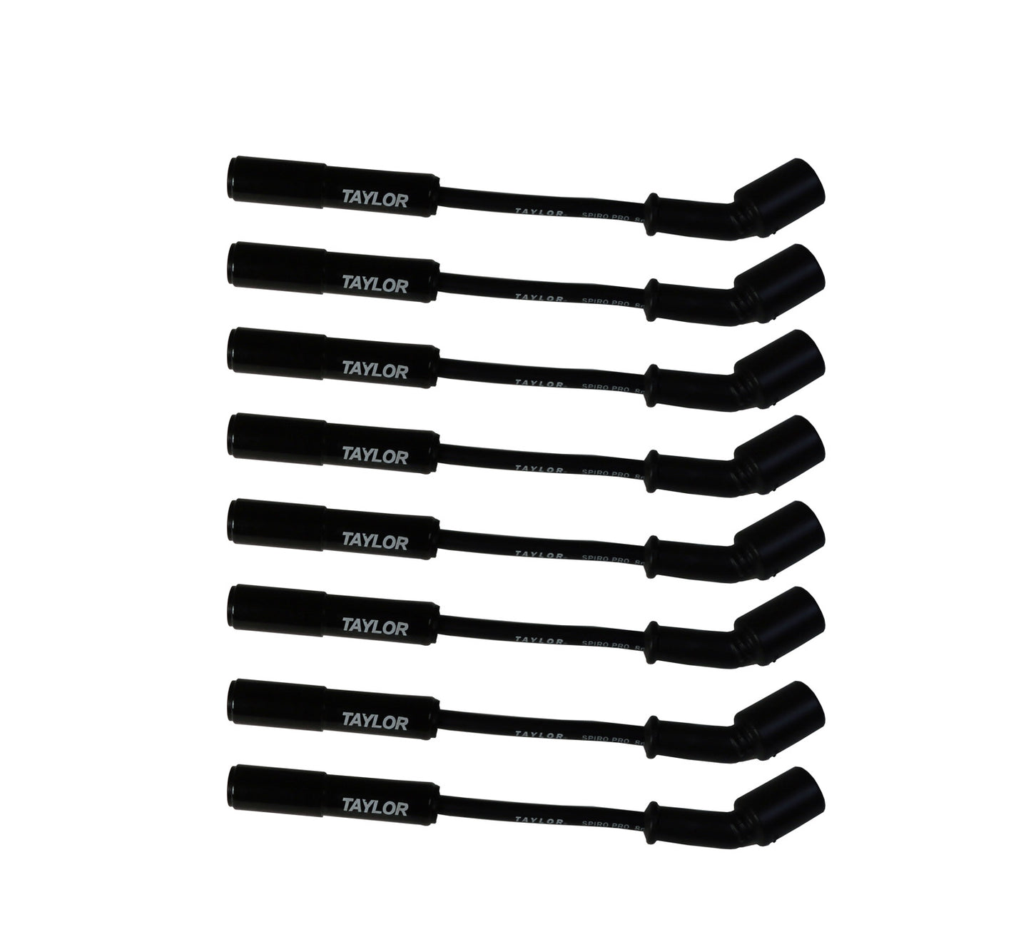 1999-07 GM LS-Series V8 with Square Coil Connector 8mm Spiro-Pro Black Ceramic Boots Spark Plug Wire Set