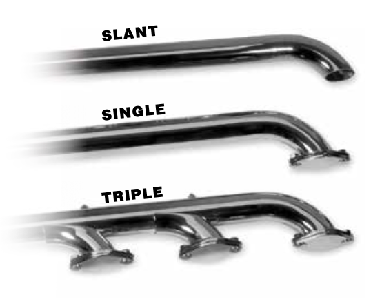 Low-Line Lake Pipes Side Exhaust