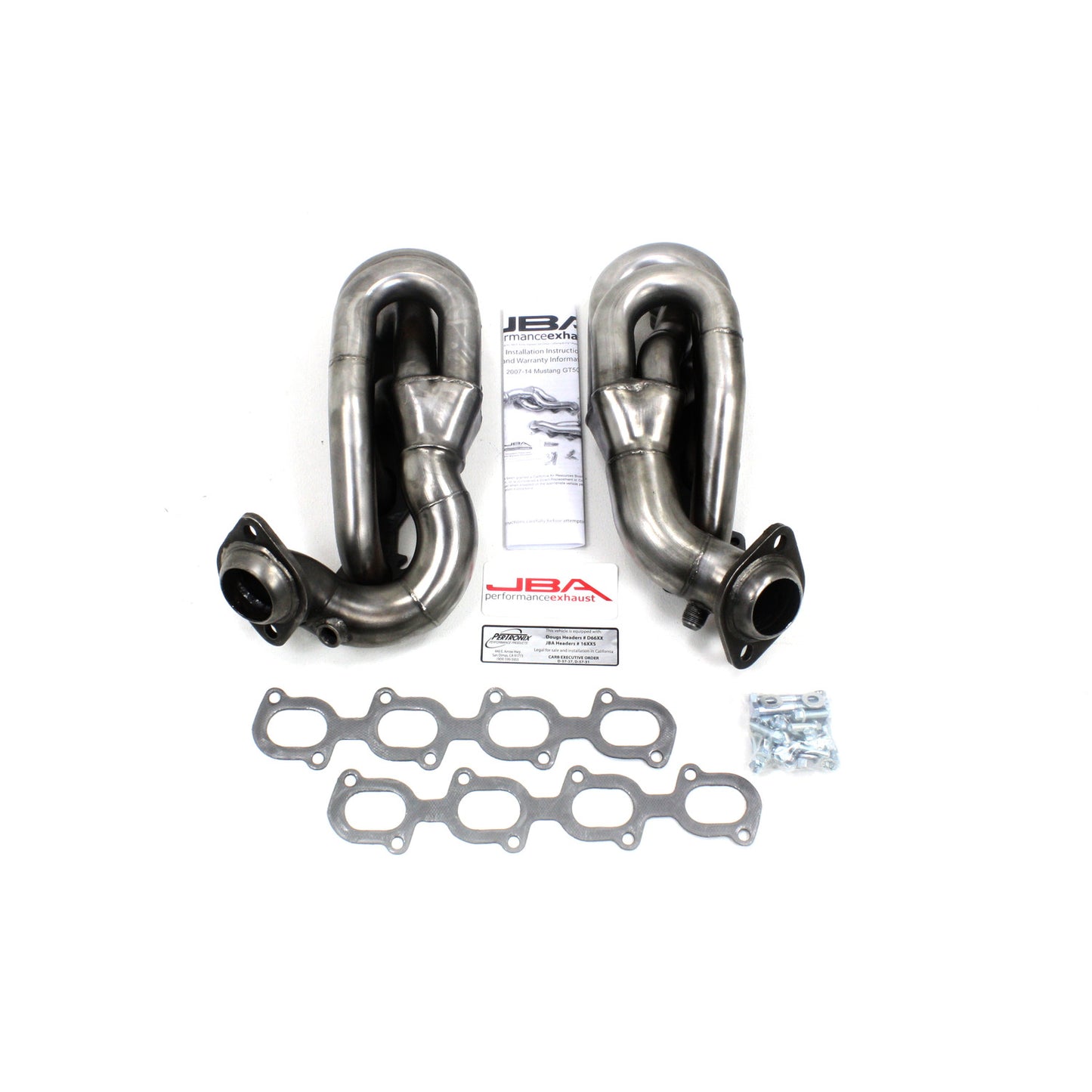 JBA Performance Exhaust 1695S Header Shorty Stainless Steel 07-14 Mustang GT-500 5.4/5.8L
