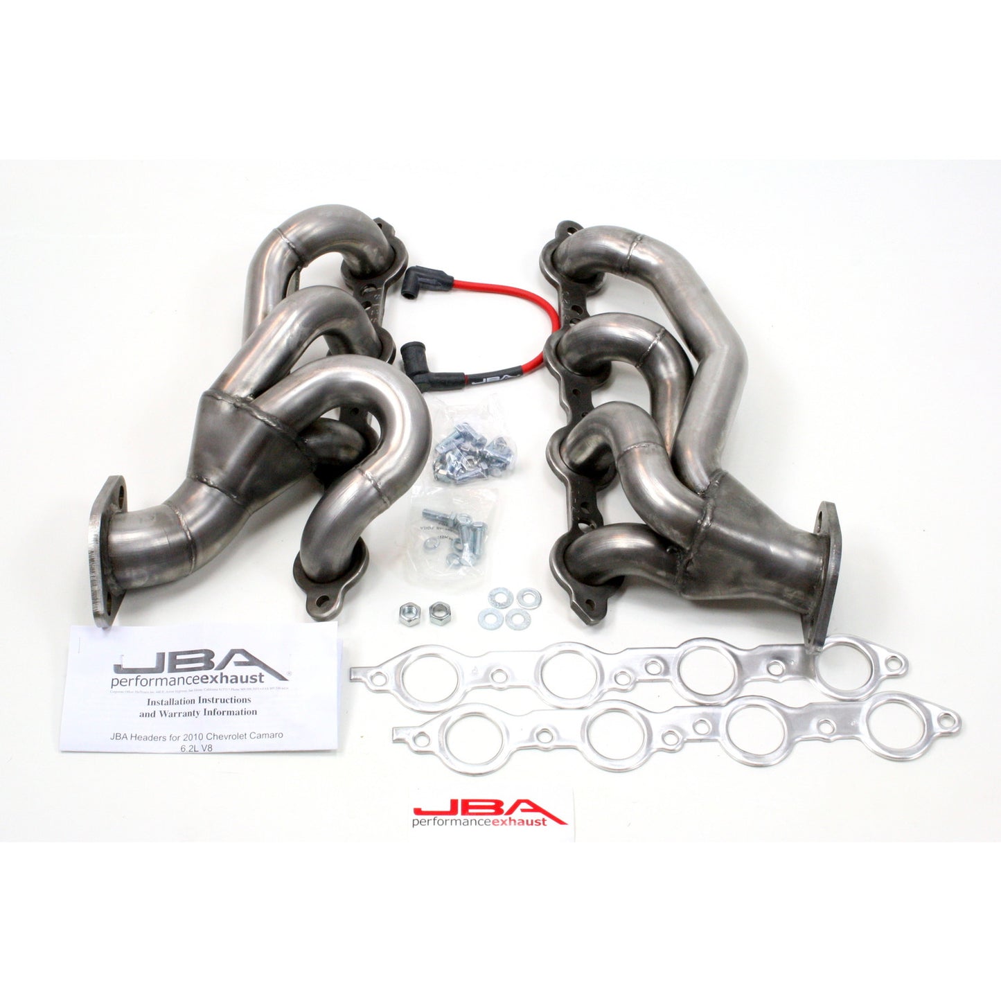 JBA Performance Exhaust 1812S 1 3/4" Header Shorty Stainless Steel 2010-15 Chevrolet Camaro SS,ZL1