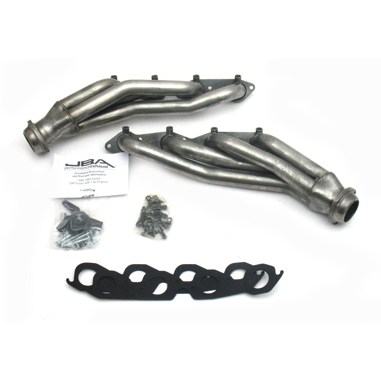JBA Performance Exhaust 1822S-2 1 3/4" Header Shorty Stainless Steel 88-93 GM Truck 2 Wheel Drive 454 SS