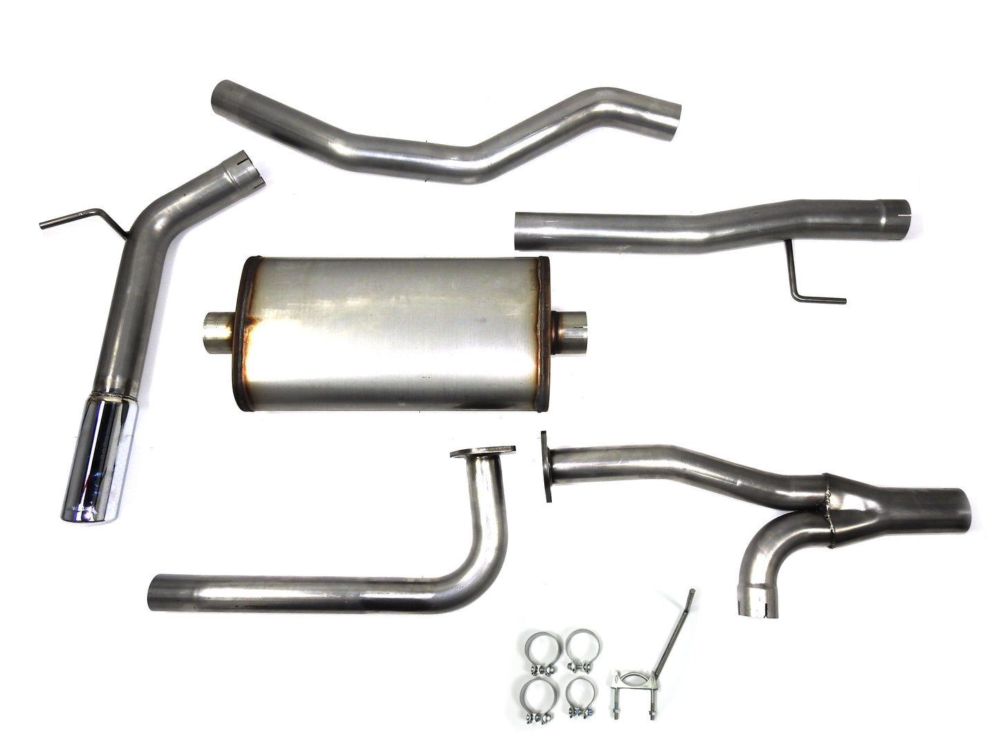 2016-19 Nissan Titan 5.6L XD 3" Stainless Steel Exhaust System