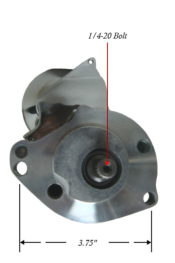 1.4 kW Starter for 1989-93 Big Twin Harley® Models (Except FLT) in