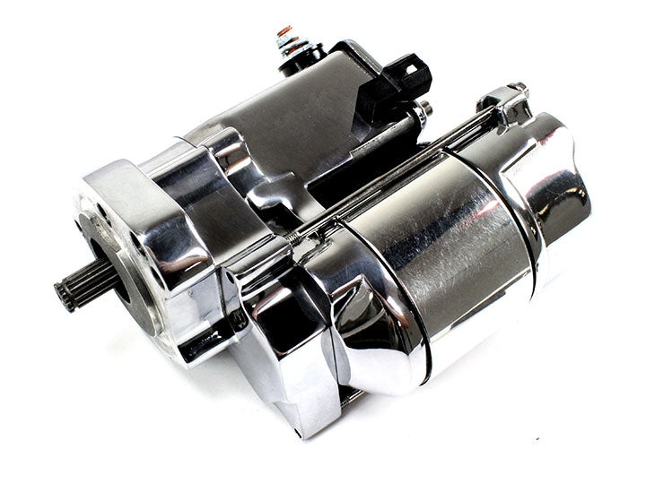 Spyke 401116 - Polished 1.4 kW Starter for 89-93 Big Twin EVO FL Harley® Models