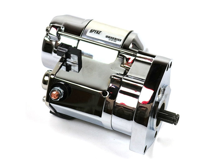 Spyke 401216 - Chrome 1.4 kW Starter for 89-93 Big Twin EVO FL Harley® Models