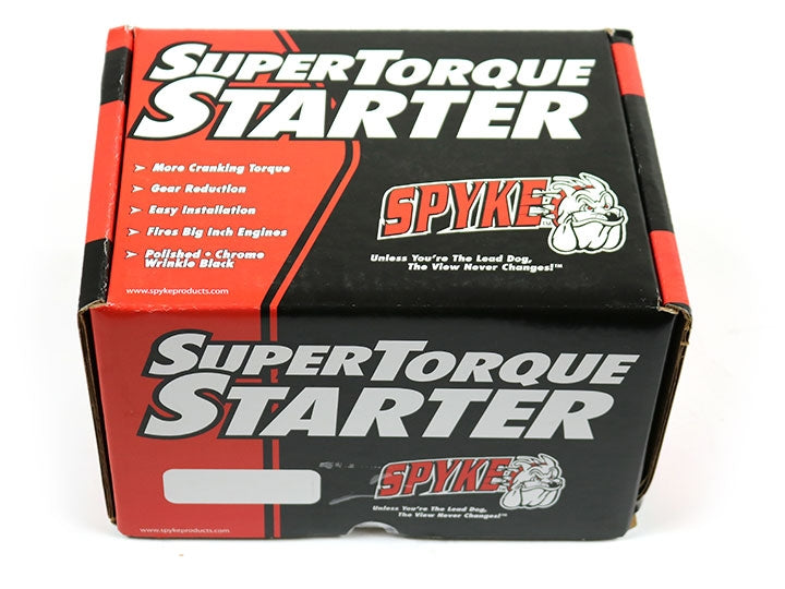 Spyke 404115 - Polished 1.4 kW Starter for 94-06 Big Twin Harley® Models (Except 2006 Dyna)