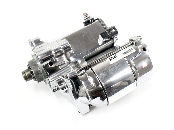 Spyke 413110 - Polished 1.4 kW Starter for 1981-2018 XL Sportster® Models or 1994-2008 Buell (Except 1125R)