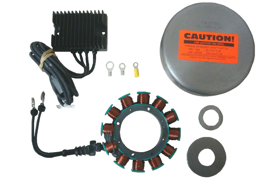 Compu-Fire 55522 - Charging System Kit for 98-03 Twin Cam Carbureted Harley® Models