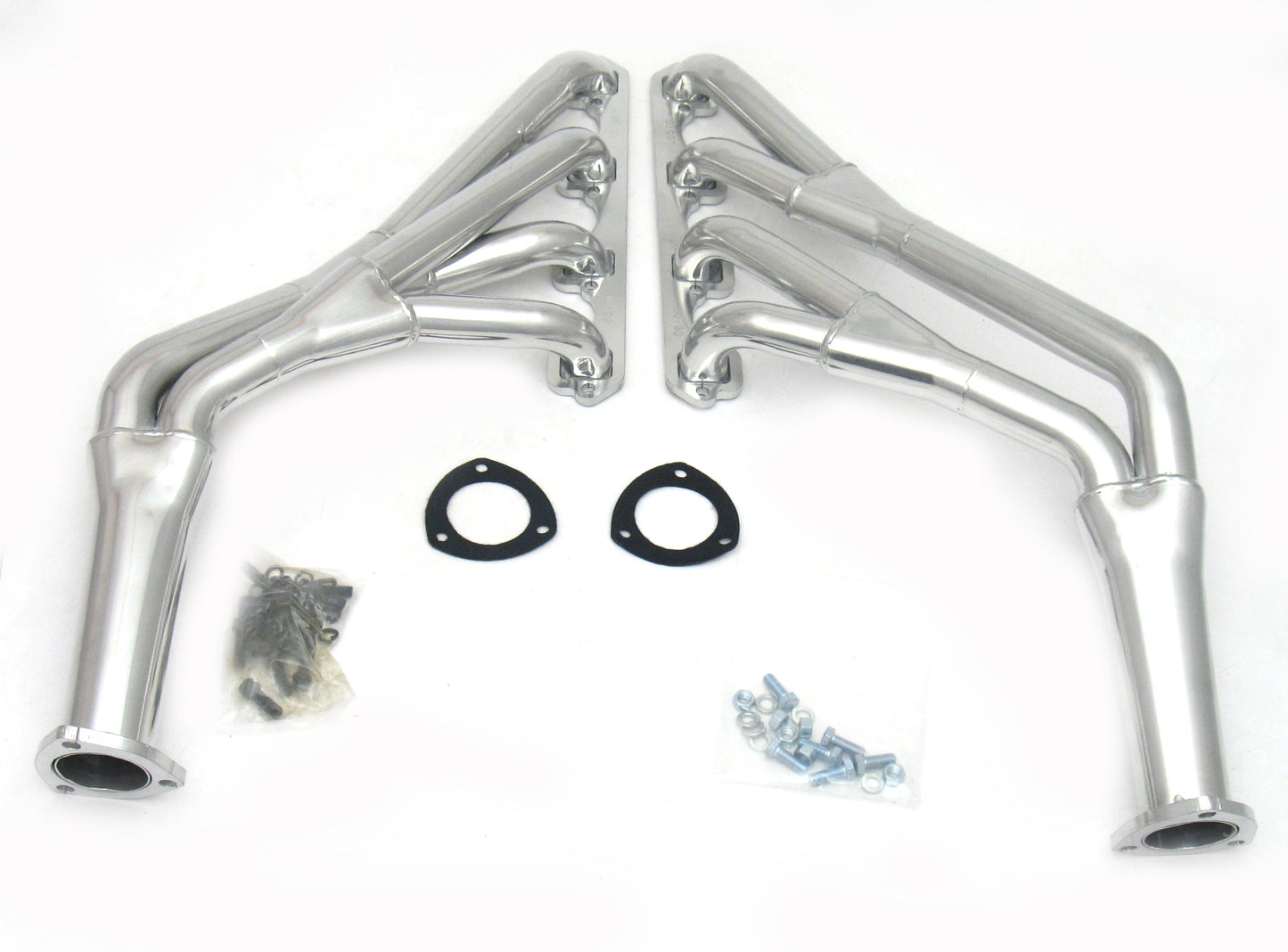JBA Performance Exhaust 6651SJS 1 1/2" Long Tube Stainless Steel 65-70 Mustang 289/302 Tri-Y Silver Ceramic