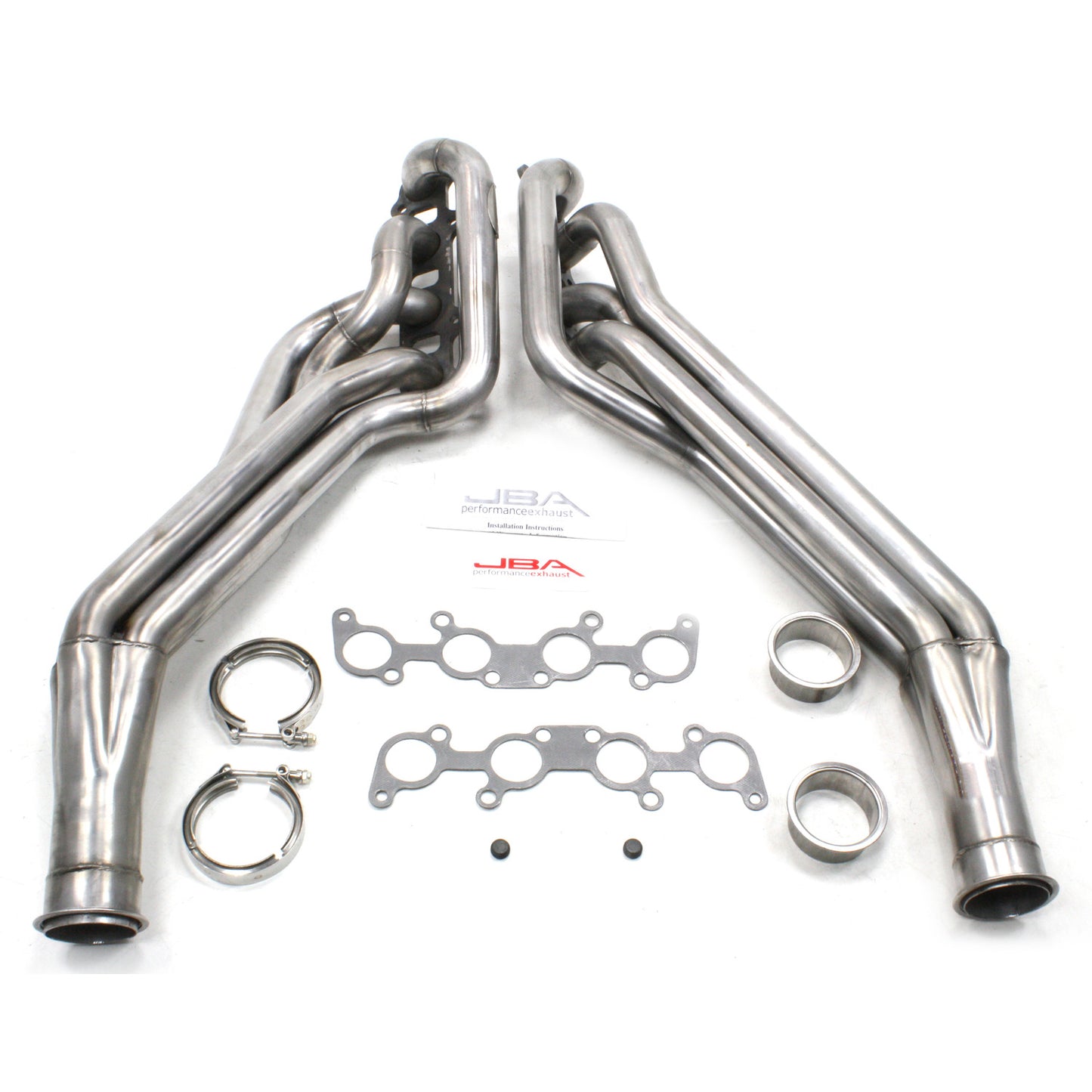 JBA Performance Exhaust 6685S 1 7/8" Header Long Tube Stainless Steel 2011-14 Mustang 5.0