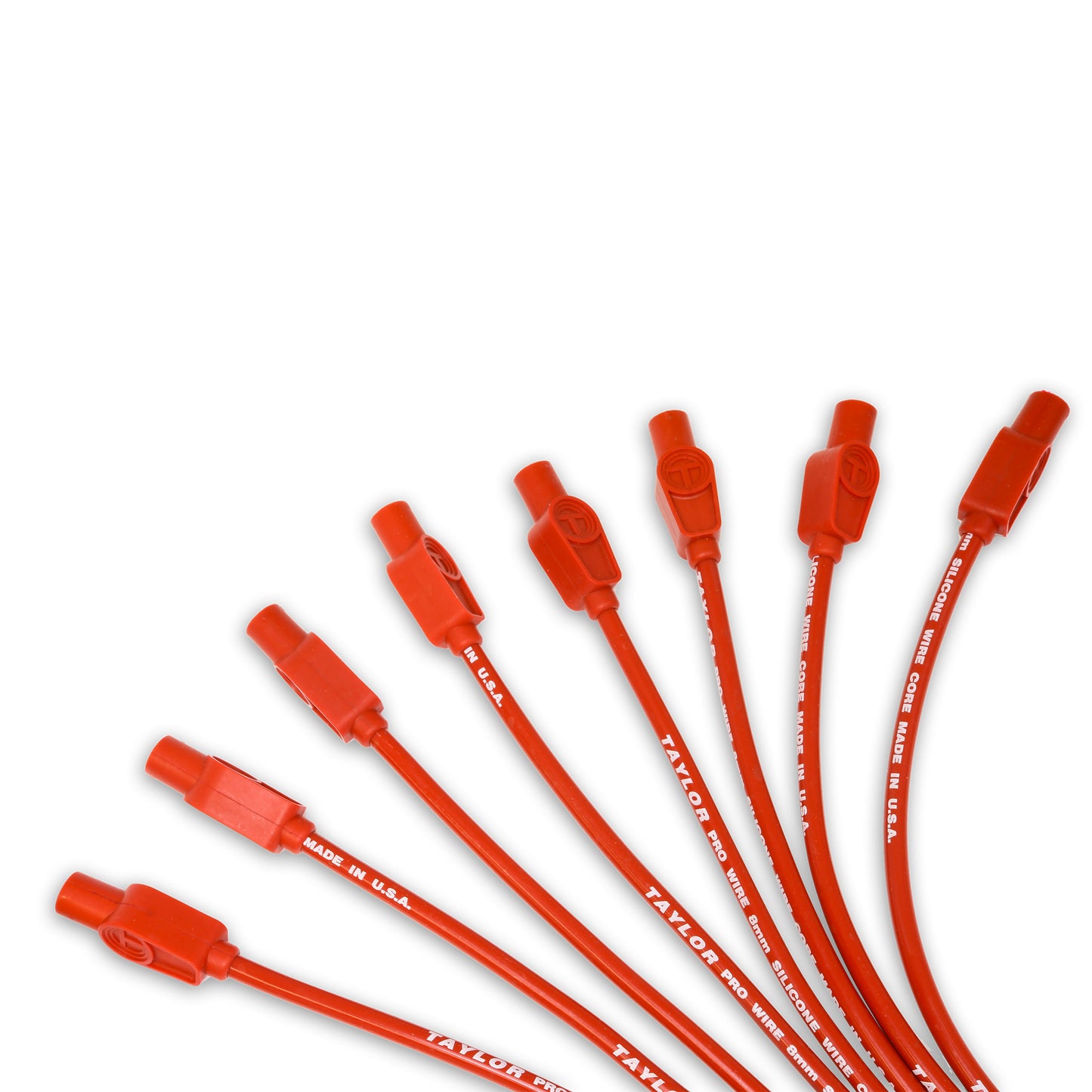 Universal 8mm Tinned Copper Wire Pro Spark Plug Wire Set (Available in 3 Colors)