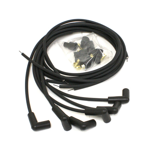 PerTronix 706190 Flame-Thrower Spark Plug Wires 6 cyl British Universal 90 Degree Black
