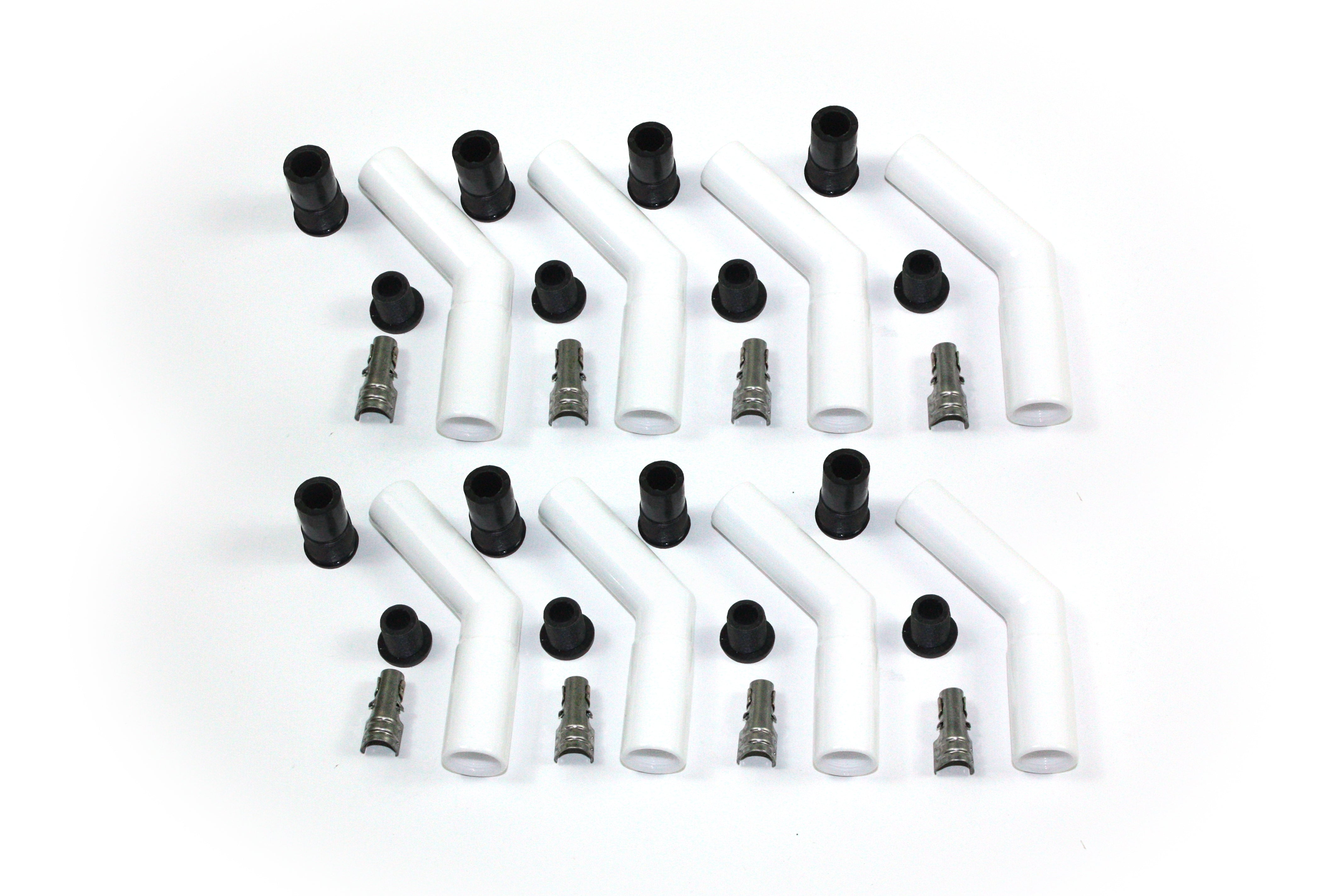 PerTronix 8503HT-8 White Ceramic Spark Plug 45 Degree Boot Set of 8 –  Pertronix