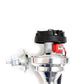 PerTronix D100700 Flame-Thrower Electronic Distributor Billet Chevrolet SB/BB Plug and Play with Ignitor II Vacuum Advance Black Cap