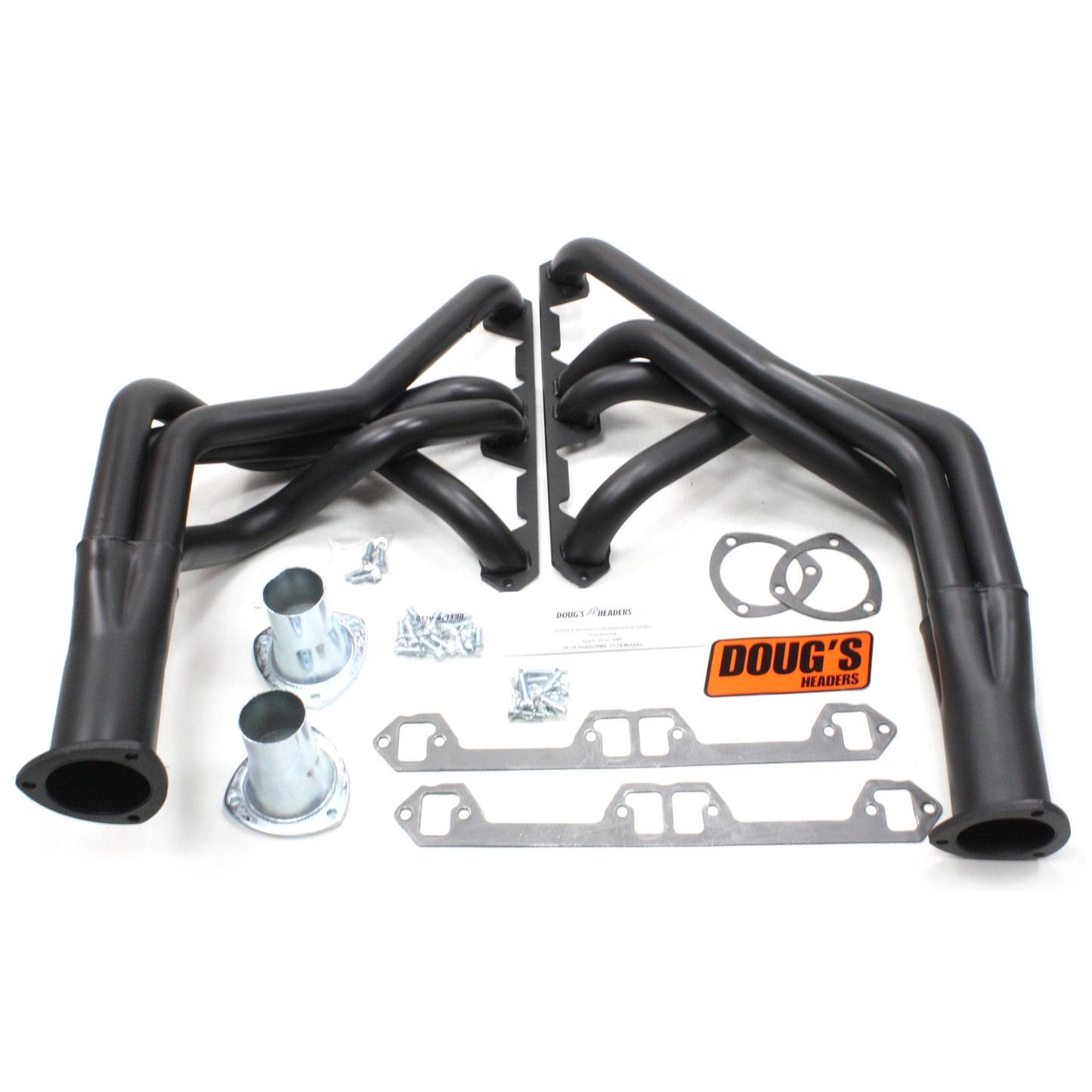 Doug's Headers D104-B 1 7/8" 4-Tube Full Length Header AMC Javelin 68-74 Hi-Temp Black Coating