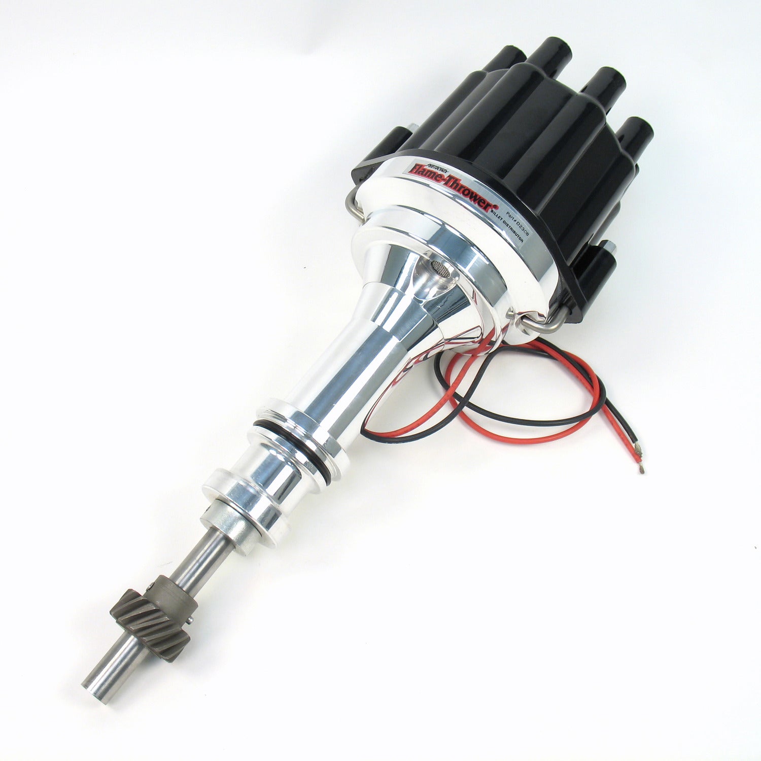 PerTronix, Flame Thrower Plug N Play Billet Distributor Ignitor II W  Mechanical Advance Ford 289 302 Red Cap