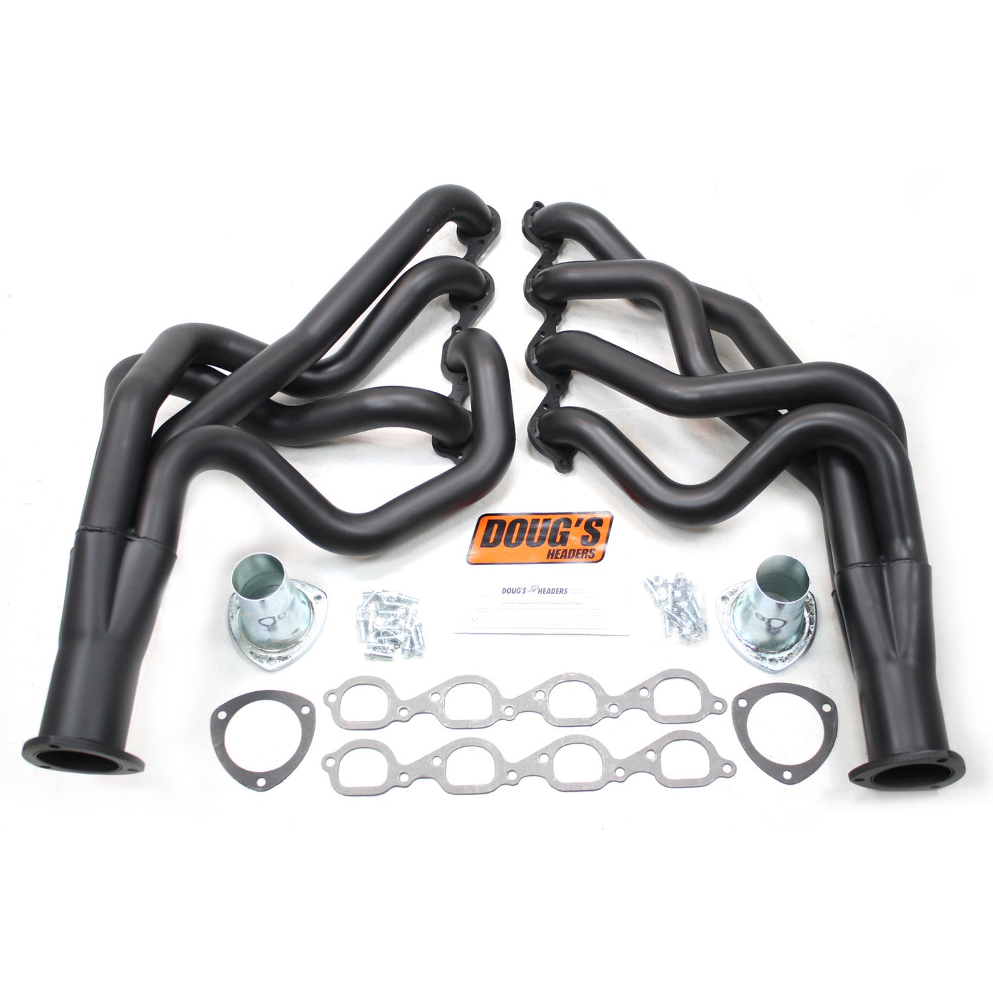 Doug's Headers D321-B 2 1/8" 4-Tube Full Length Header Chevrolet Camaro 572 67-69 Hi-Temp Black Coating
