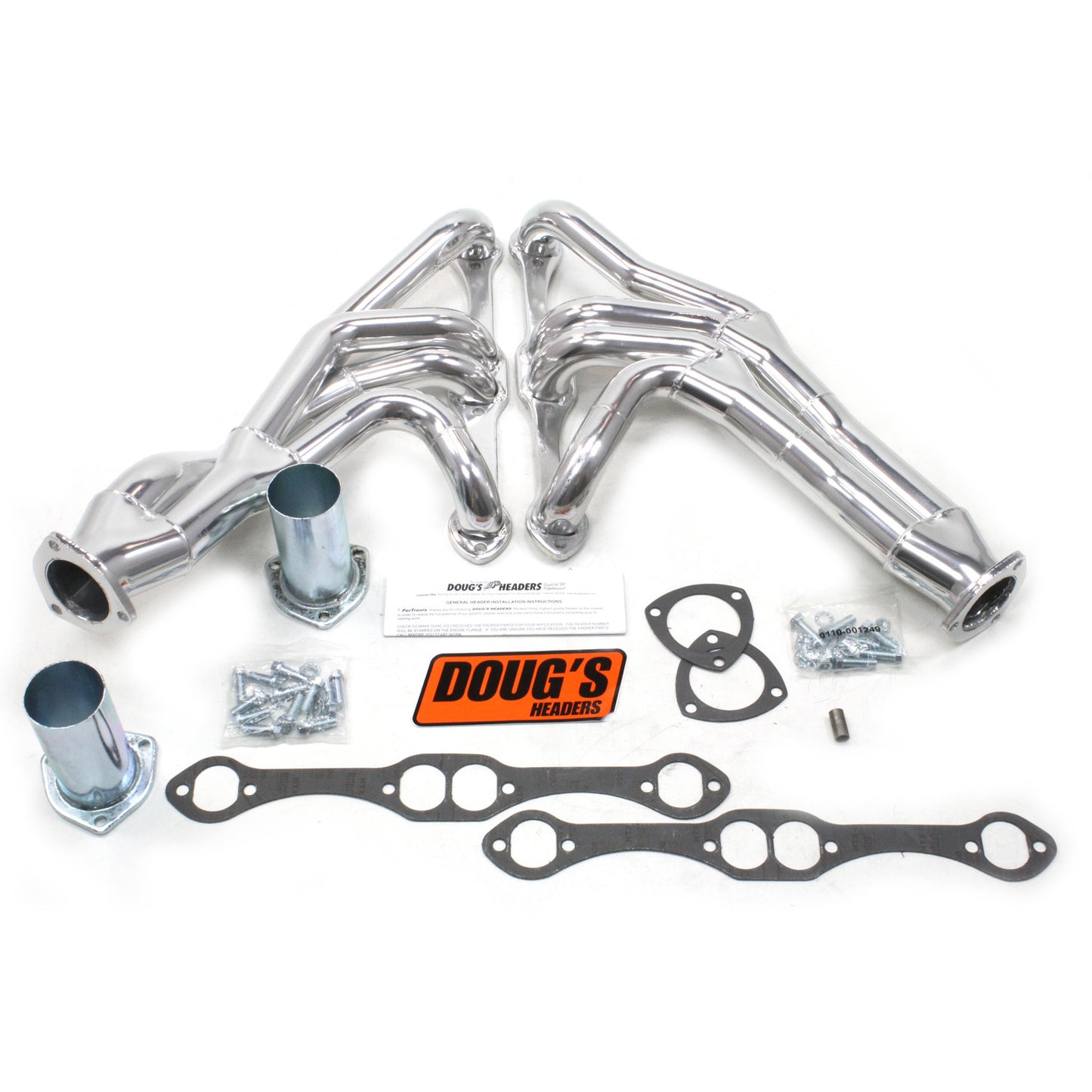 Doug's Headers D357Y 1 5/8" Tri-Y Header Chevrolet Passenger Car/Wagon Small Block Chevrolet 55-57 Metallic Ceramic Coating