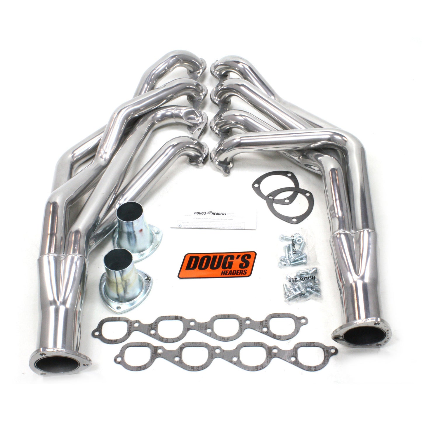 Doug's Headers D359 2 1/8" 4-Tube Full Length Header Chevrolet Passenger Car/Wagon 572 55-57 Metallic Ceramic Coating