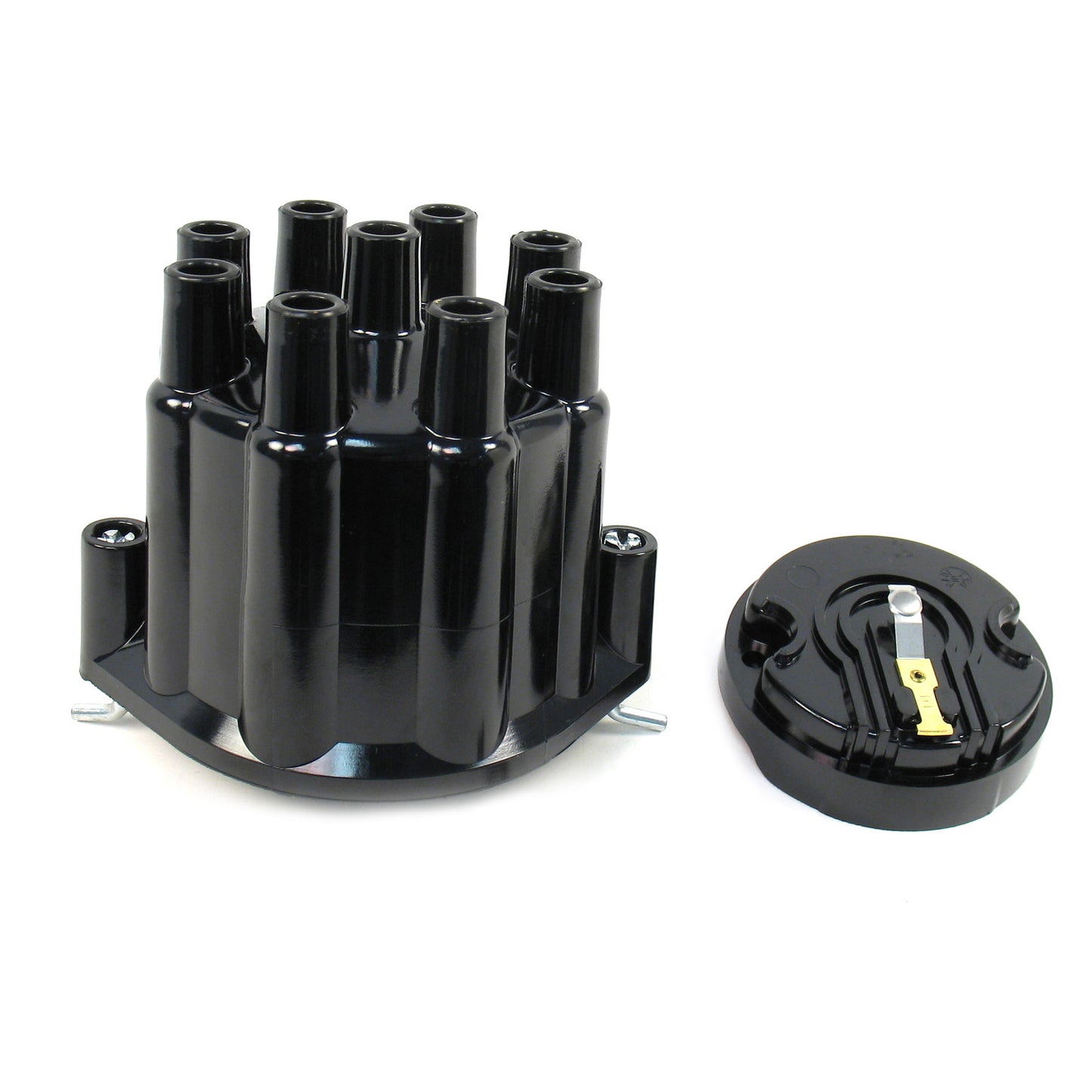 PerTronix D600702 Cap Black and Rotor 8 cylinder Chevy Cast Distributor