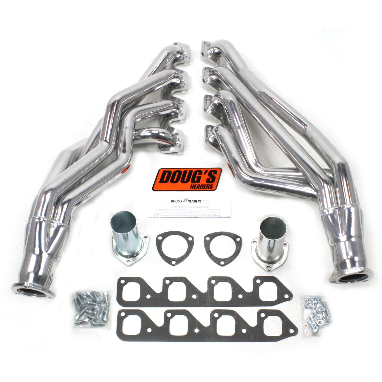 Doug's Headers D670A4 1 3/4" 4-Tube Full Length Header Ford Mustang 351C 67-70 Metallic Ceramic Coating