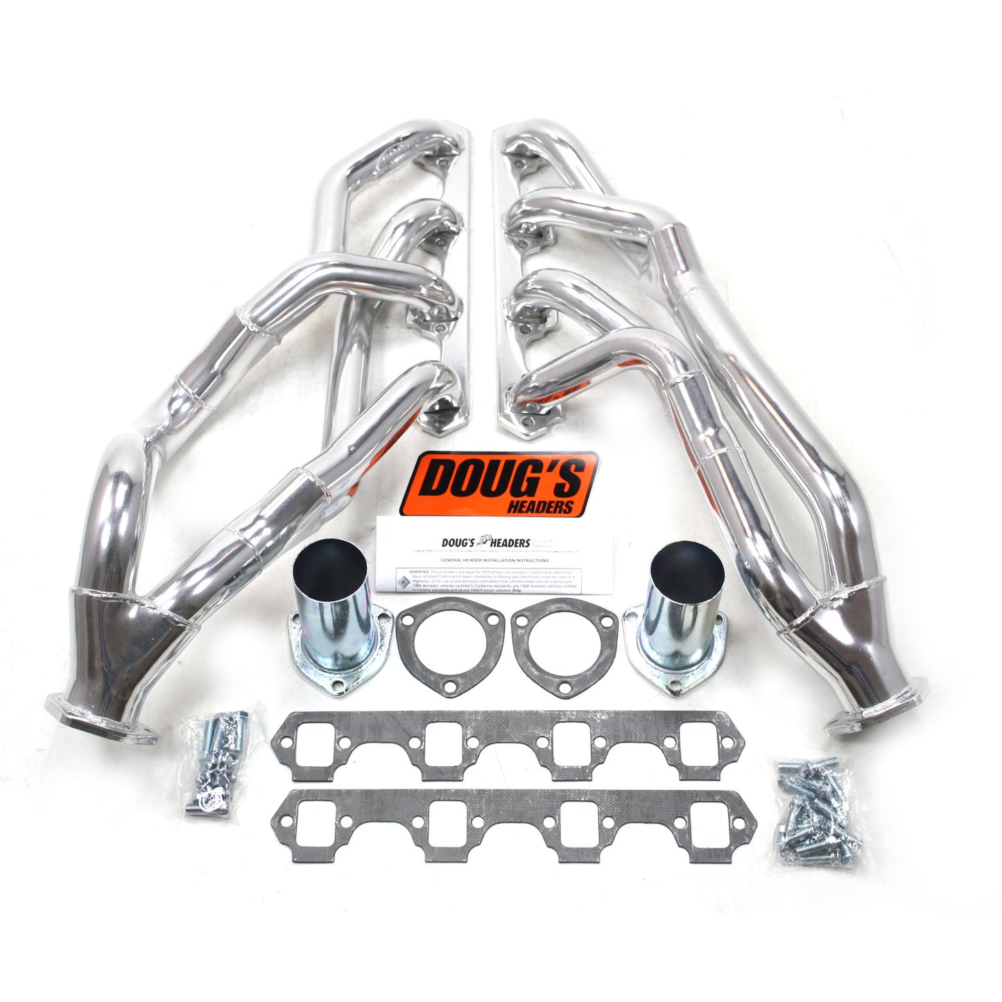 Doug's Headers D690YS 1 5/8" Tri-Y Header Ford Mustang Small Block Ford 64-70 Metallic Ceramic Coating
