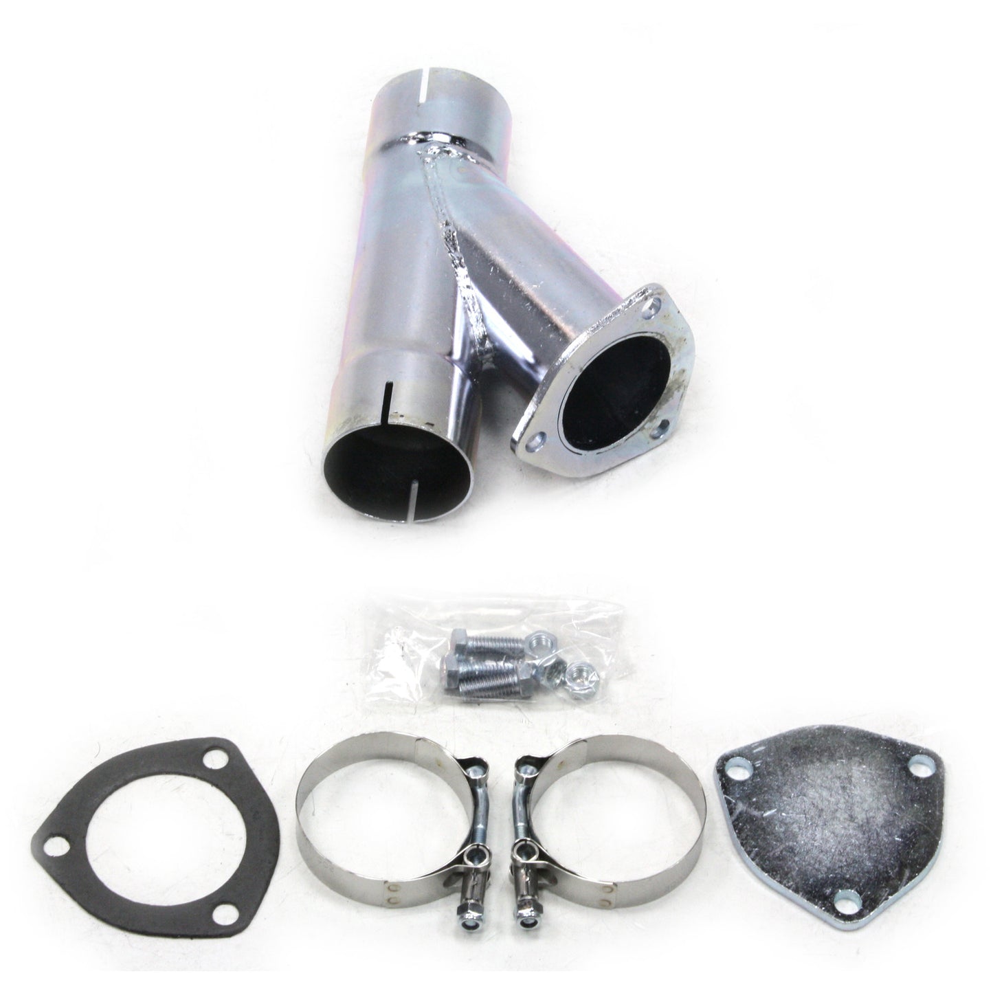Patriot Exhaust H1131 Exhaust Cut-Out Hookup Kit 2 1/2 Inch Single
