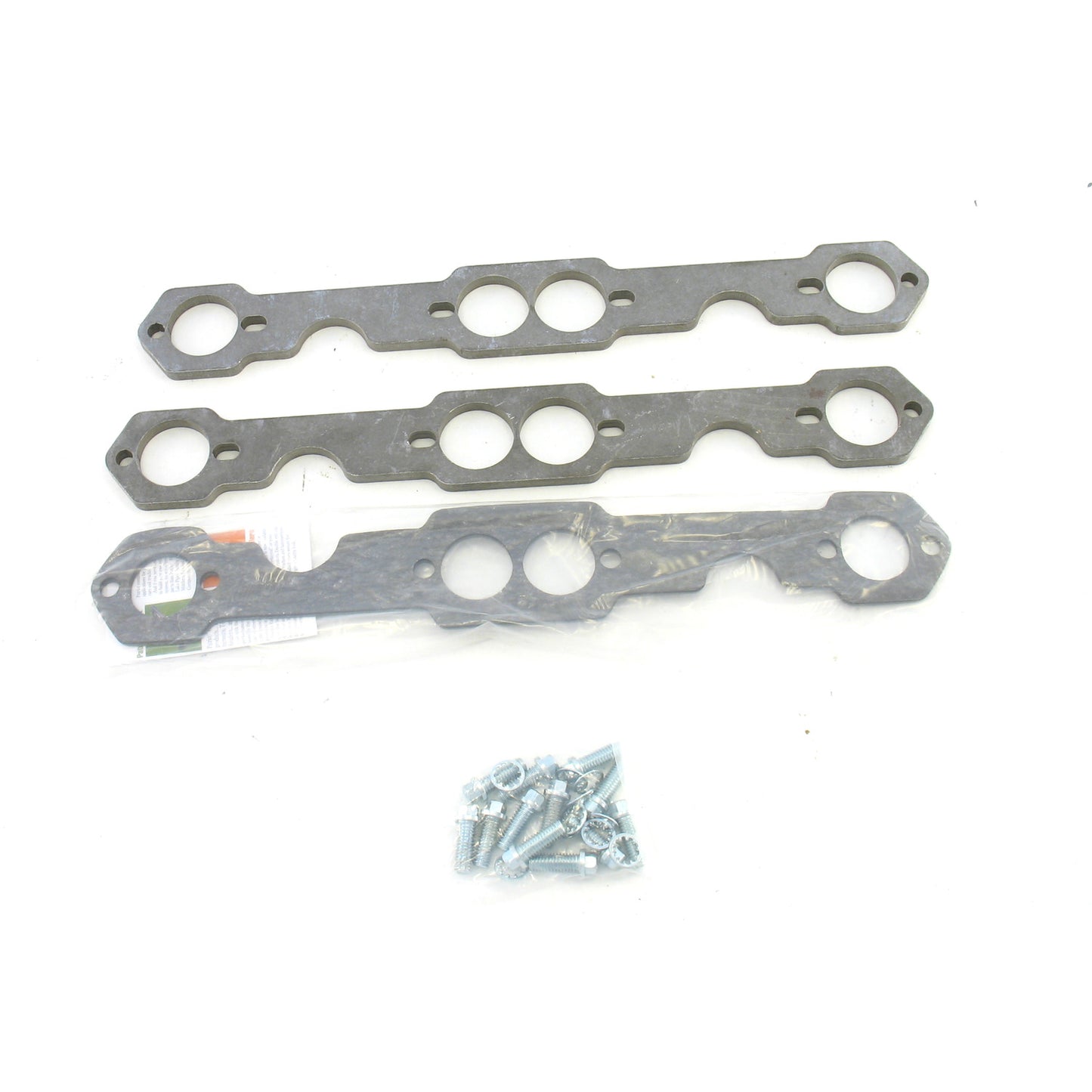 Patriot Exhaust H7831 Header Flange Pair Chevrolet Small Block 265-400 Tube Diameter 1 5/8" Round Port