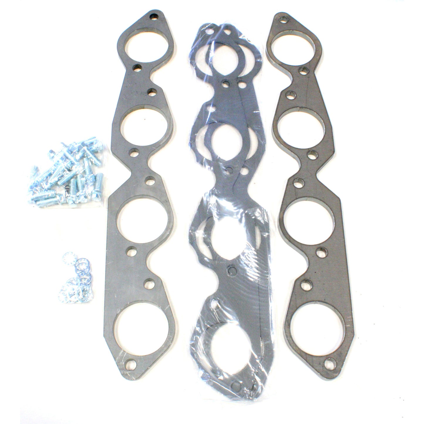 Patriot Exhaust H7887 Header Flange Kit Chevrolet Big Block 2 1/4" Round Port 3/8"