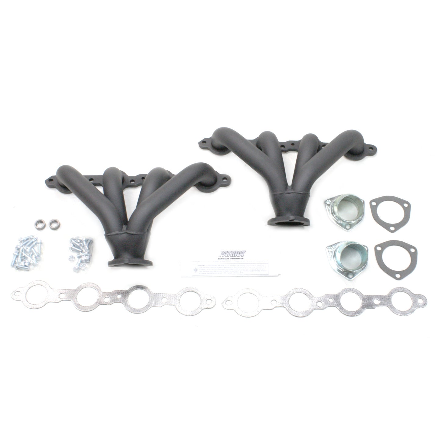 Patriot Exhaust H8006-B 1 3/4" Tight Tuck Header Street Rod Universal LS1 Hi-Temp Black Coating