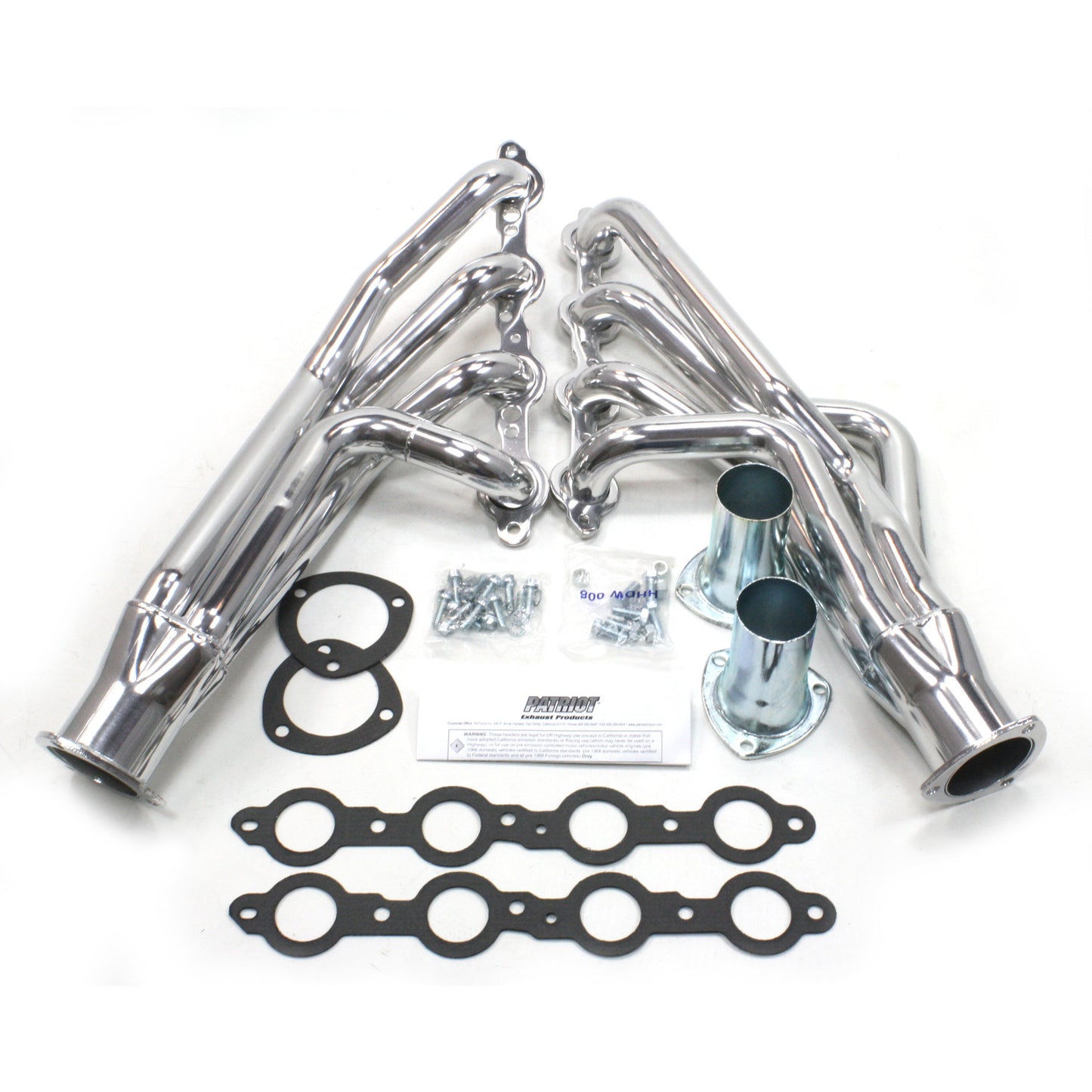 Patriot Exhaust H8077-1 1 5/8" Shorty Header Chevrolet Camaro LS1/LS6 Swap 70-81 Metallic Ceramic Coating