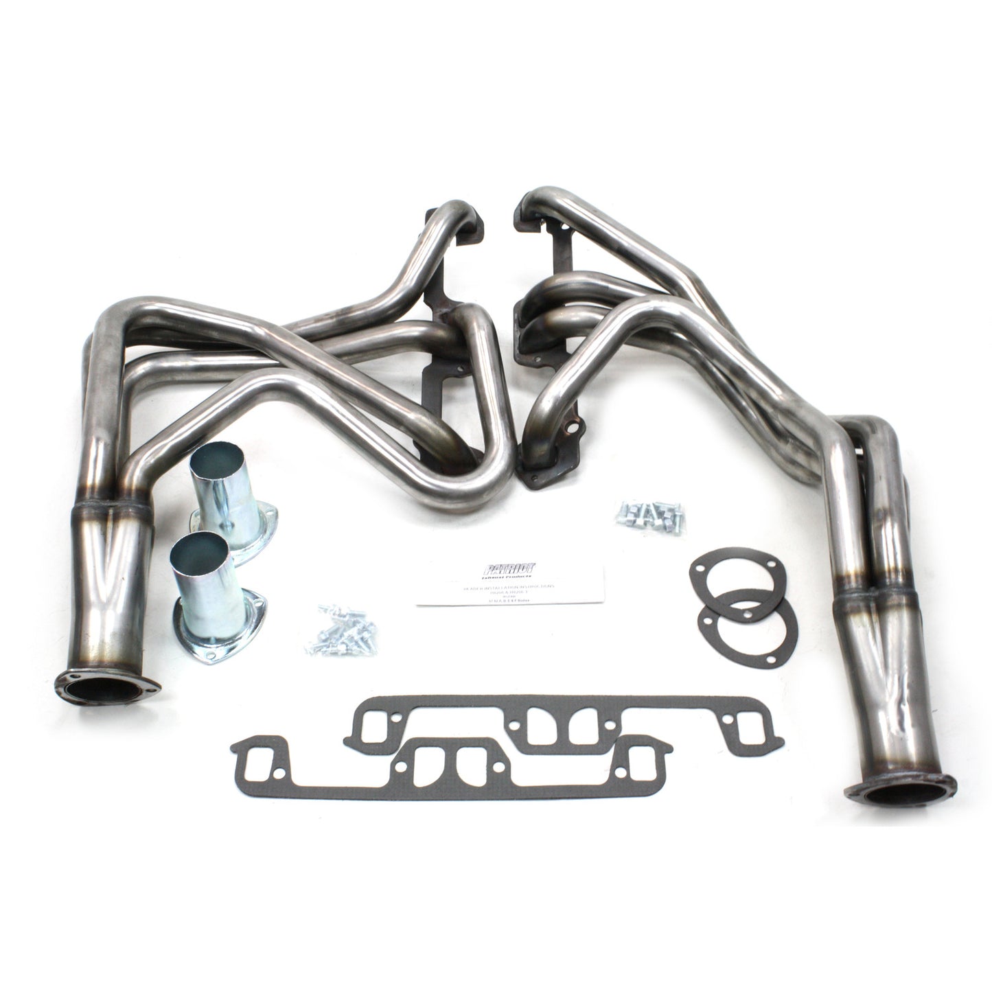 Patriot Exhaust H8206 1 5/8" Full Length Header Mopar A Body Small Block Mopar 67-82 Raw Steel