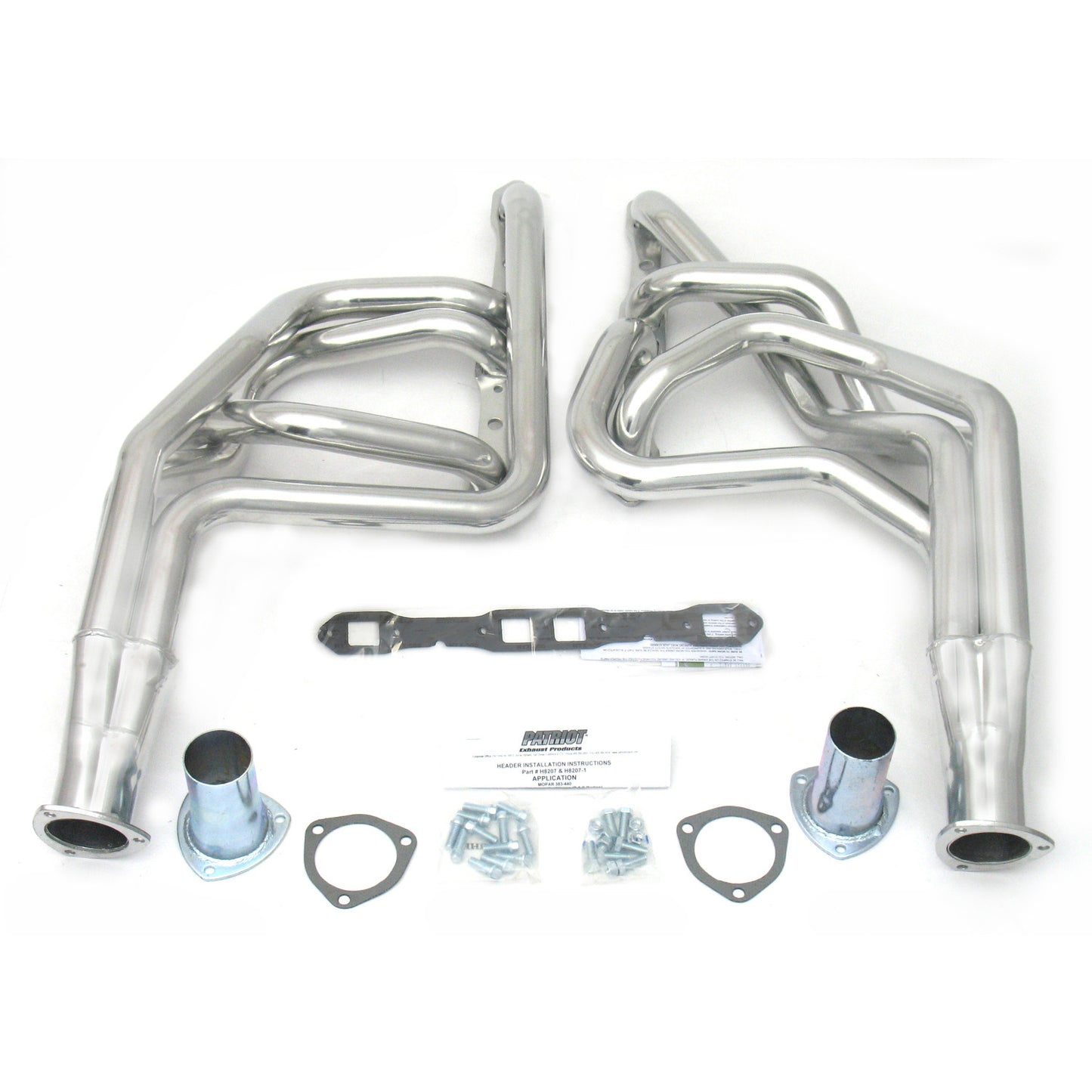 Patriot Exhaust H8207-1 1 7/8" Full Length Header Mopar B Body 383 67-74 Metallic Ceramic Coating