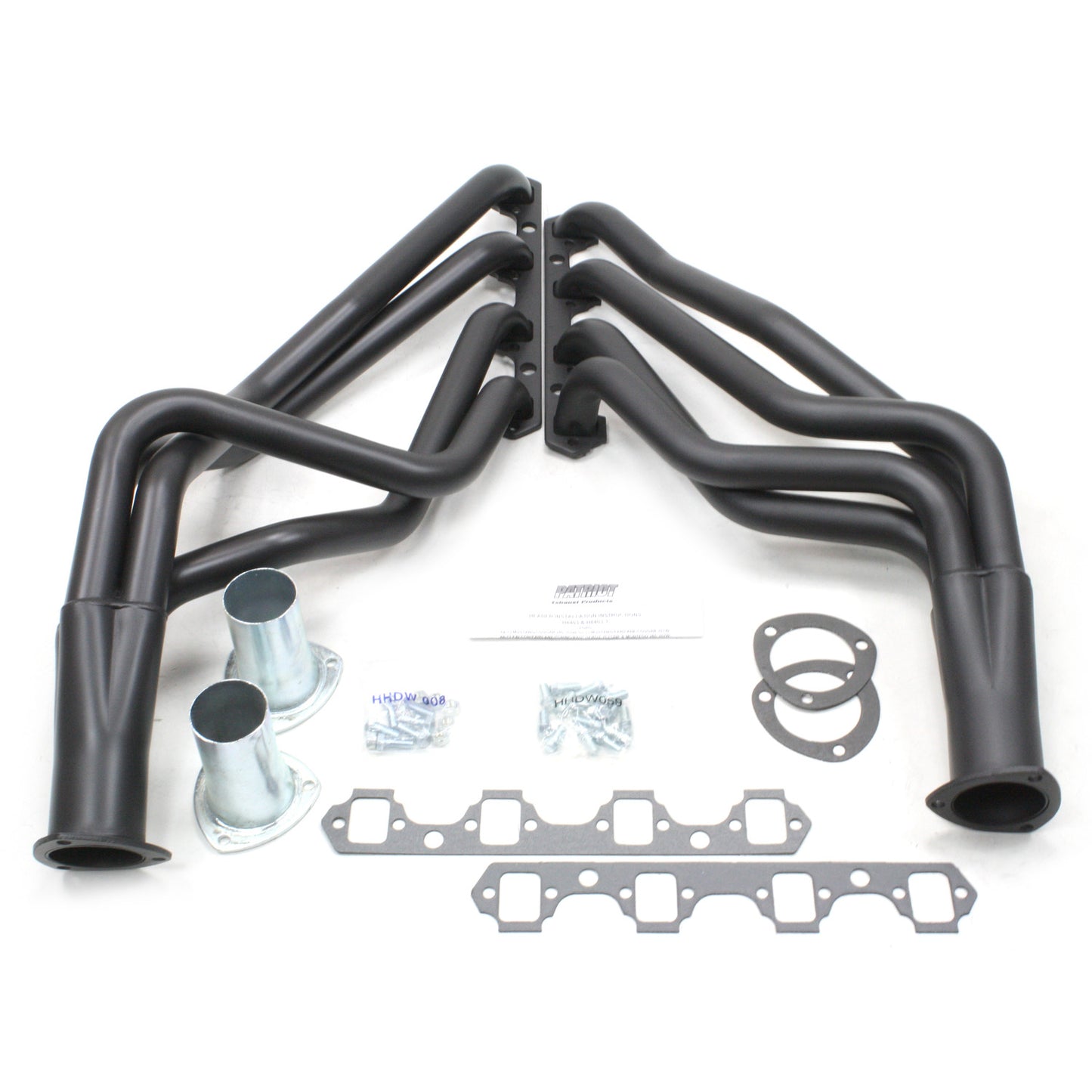 Patriot Exhaust H8403-B 1 5/8" Full Length Header Ford Mustang Small Block Ford 64-73 Hi-Temp Black Coating