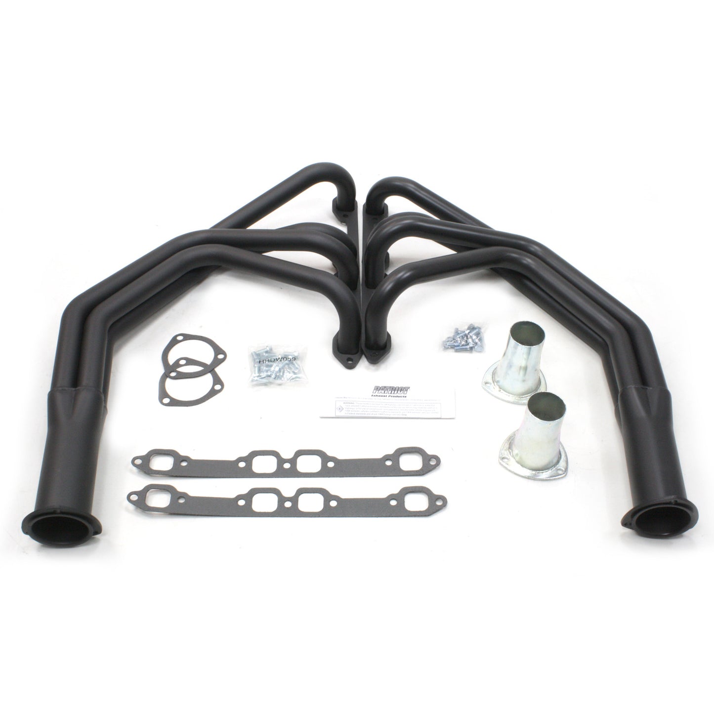 Patriot Exhaust H8422-B 1 1/2" Full Length Header Ford Truck 292Y 53-56 Hi-Temp Black Coating
