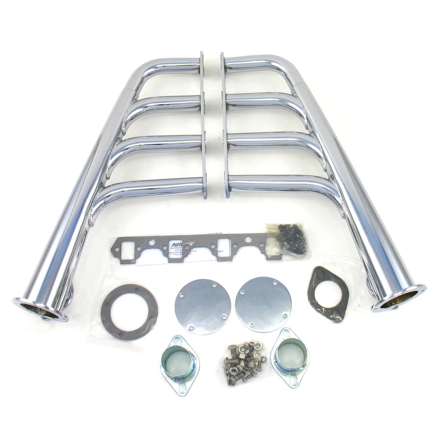 Patriot Exhaust H8431-1 1 5/8"x3 1/2" Lakester Header Street Rod Lakester Small Block Ford Metallic Ceramic Metallic Ceramic Coating