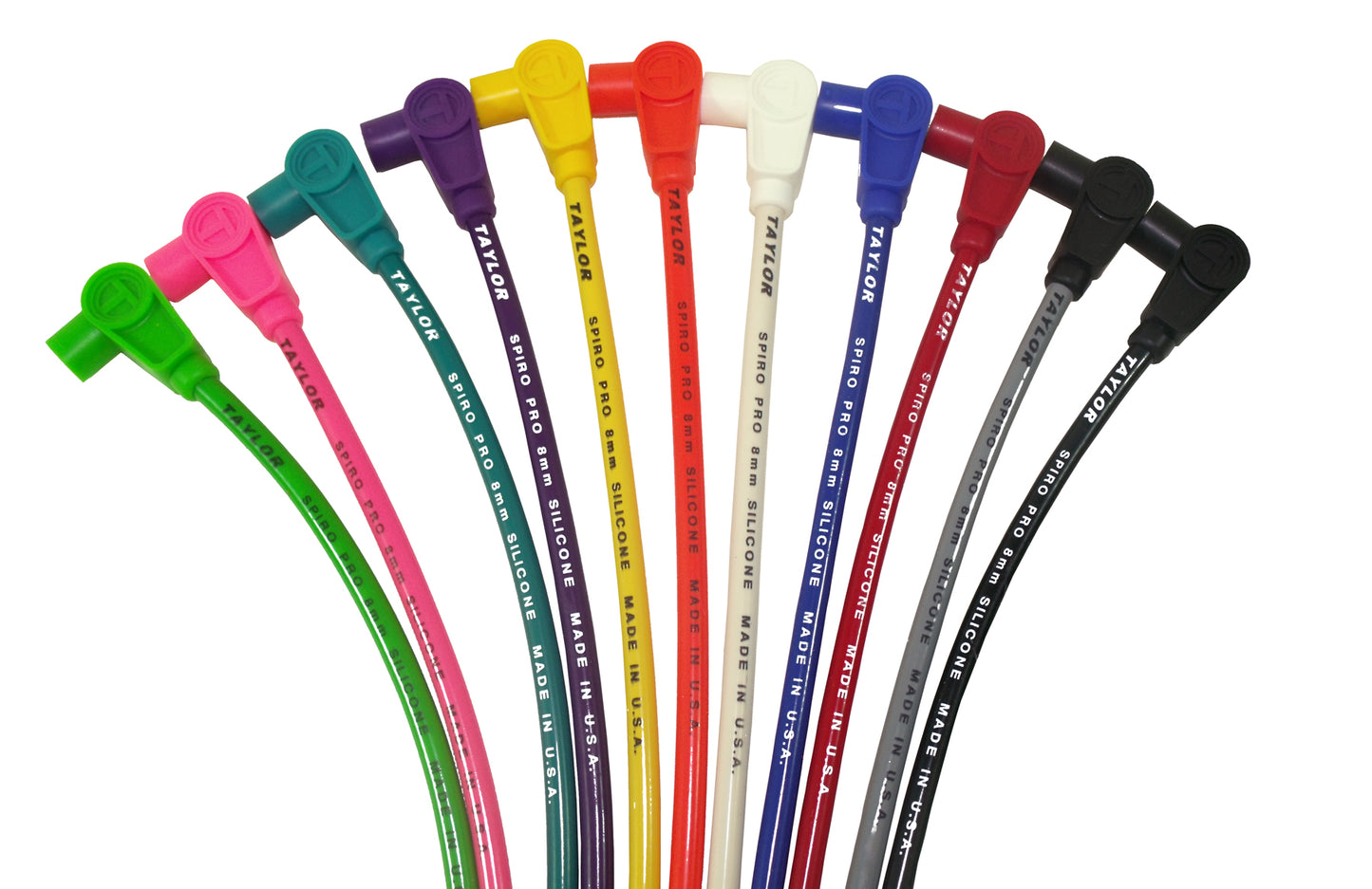 Taylor Cable 10685 8mm Spiro-Pro Motorcycle blue 36in univ180 Pro Comp