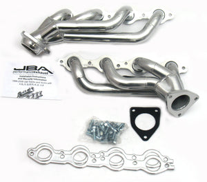 2002-13 GM Truck/SUV 4.8L/5.3L and 2007-13 6.0L/6.2L 1 5/8" Stainless Steel Shorty Header with Metallic Ceramic Coating