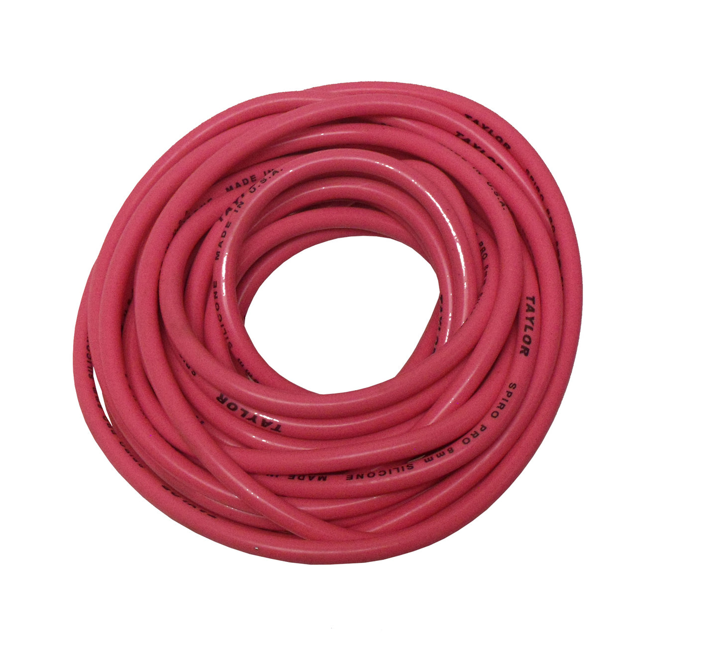 Taylor Cable 35791 8mm Spiro-Pro 30 Ft. Spool Pink