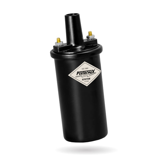 PerTronix 40511 Ignitor Oil Filled 40,000 Volt Ignition Coil with 3.0 Ohms Resistance in Black