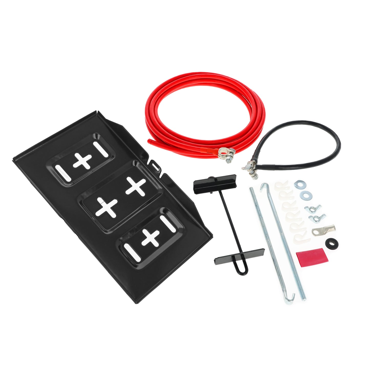 Single Trunk Mount Battery Relocation Kit with 2 Gauge Battery Cable